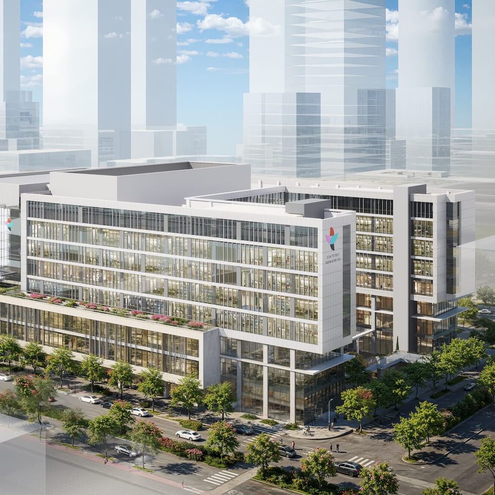 הדמיה קמפוס חדש בית החולים הדמיה של : משרד אדריכלים יסקי מור סיון